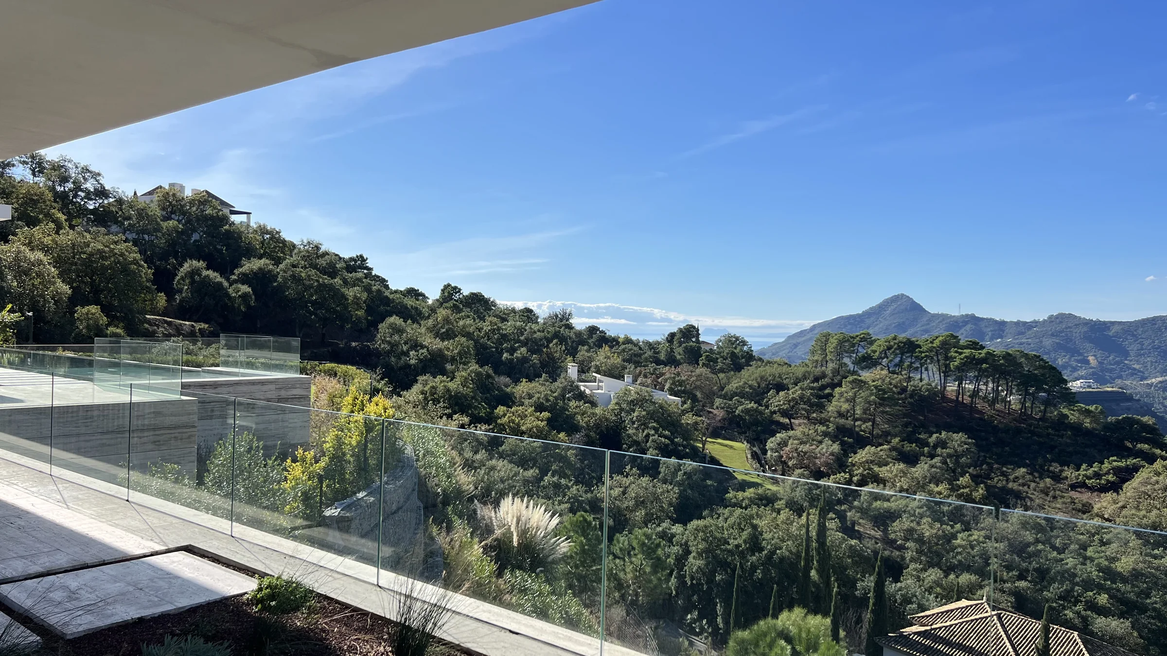 Panoramic view from a luxury property on the Costa del Sol